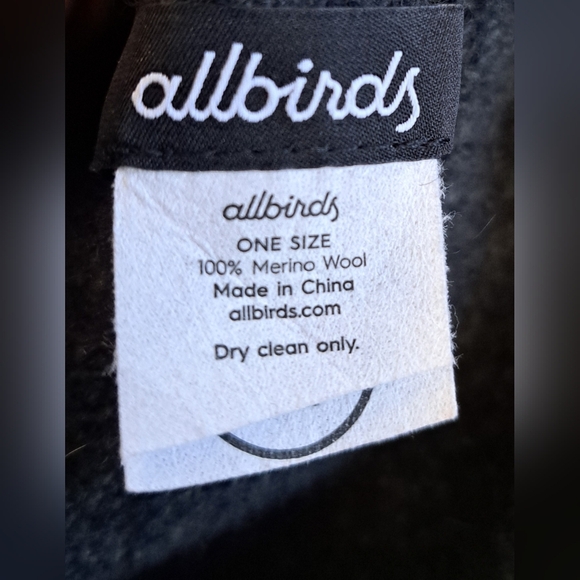 NWOT Allbirds Grey Merino Wool Neutral Casual Outdoor Warm Beanie Hat Cap - Picture 4 of 4